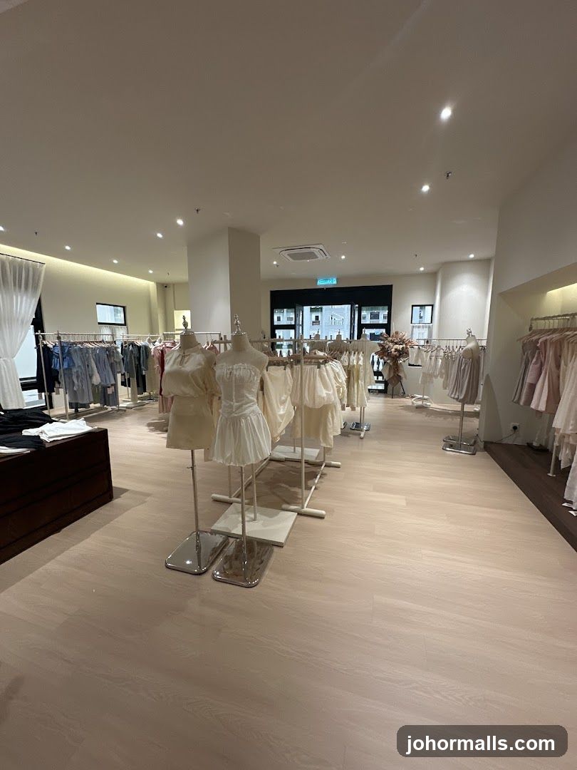 Clothing store interior