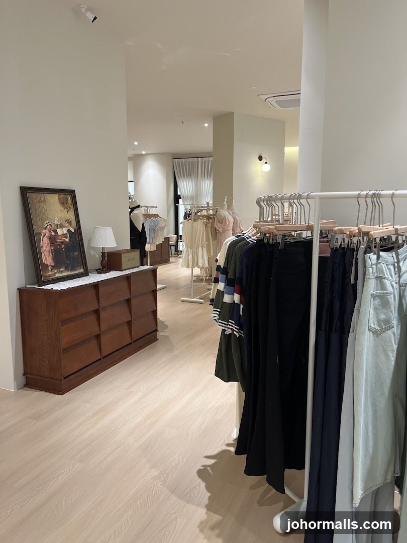 Clothing store interior