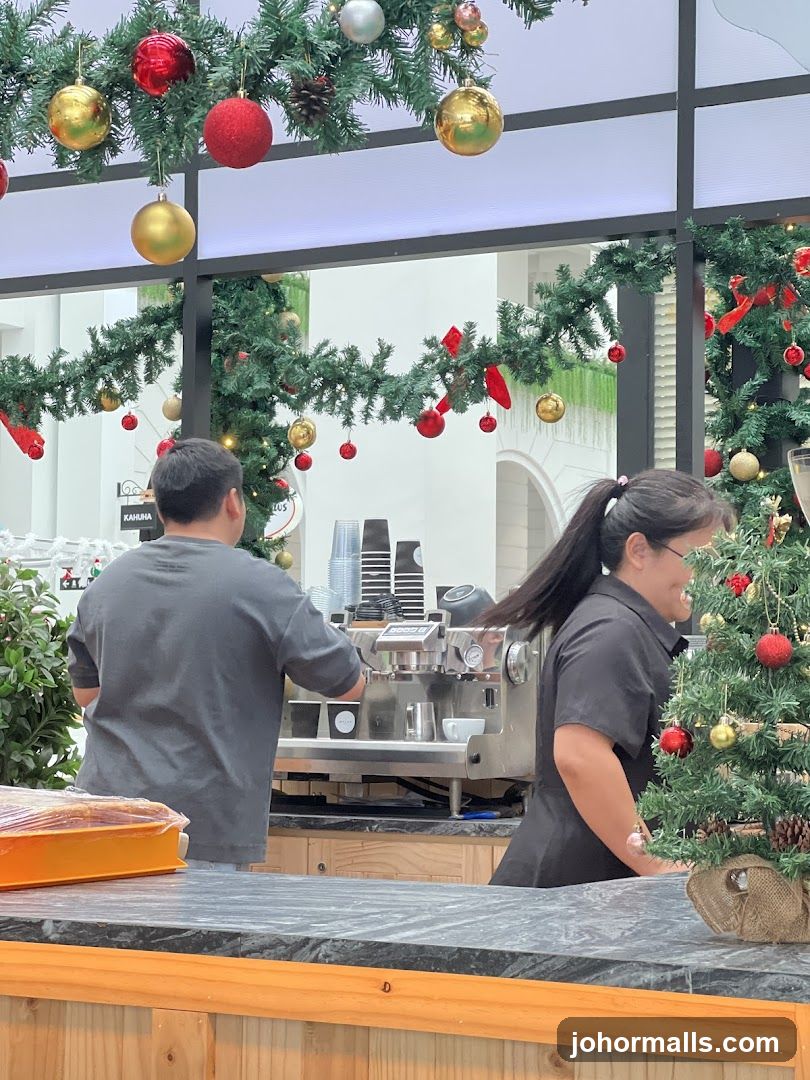 Baristas preparing drinks