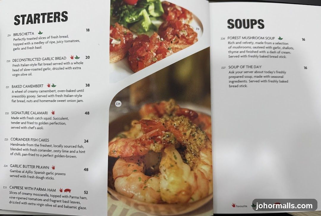 Starters and Soups