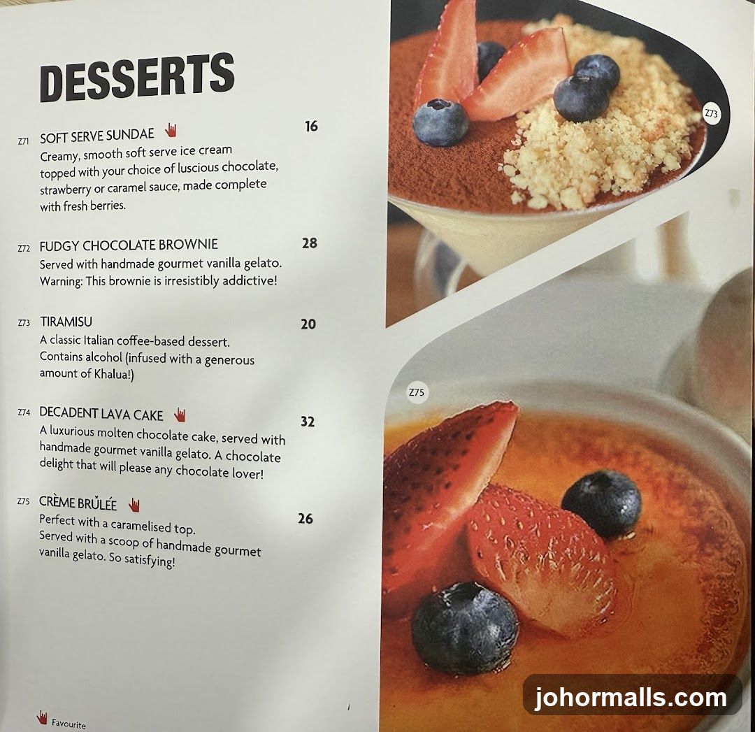 DESSERTS