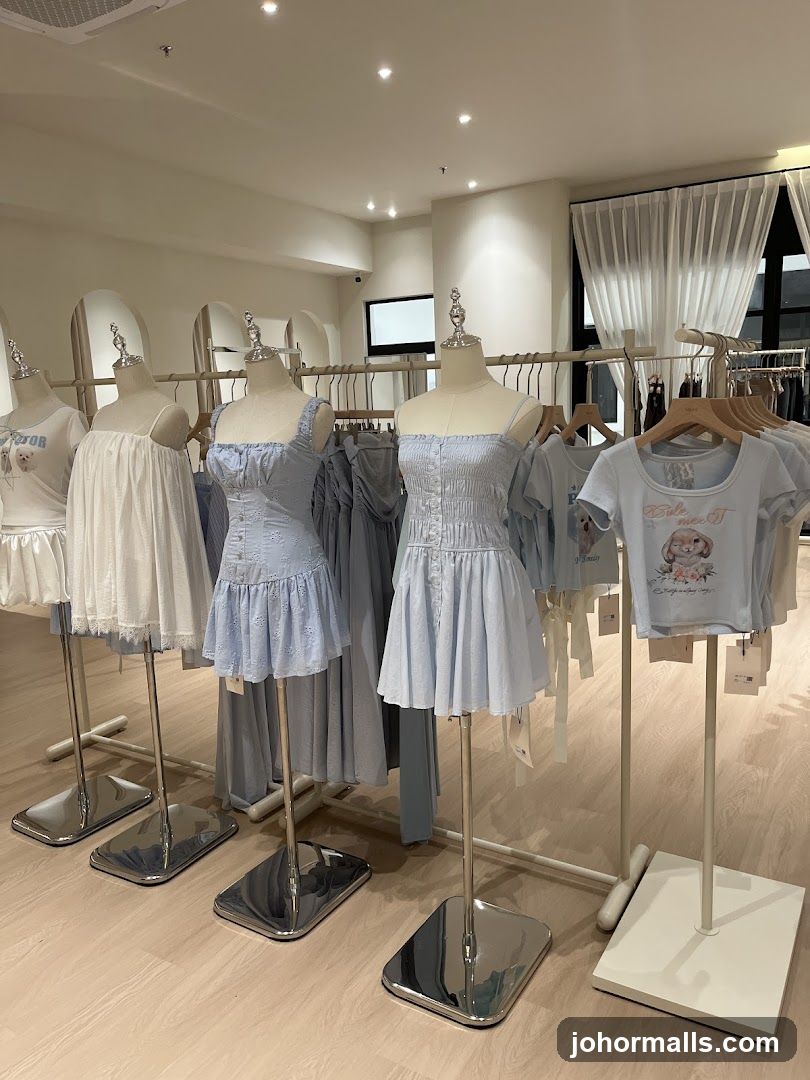 Mannequins in a clothing store