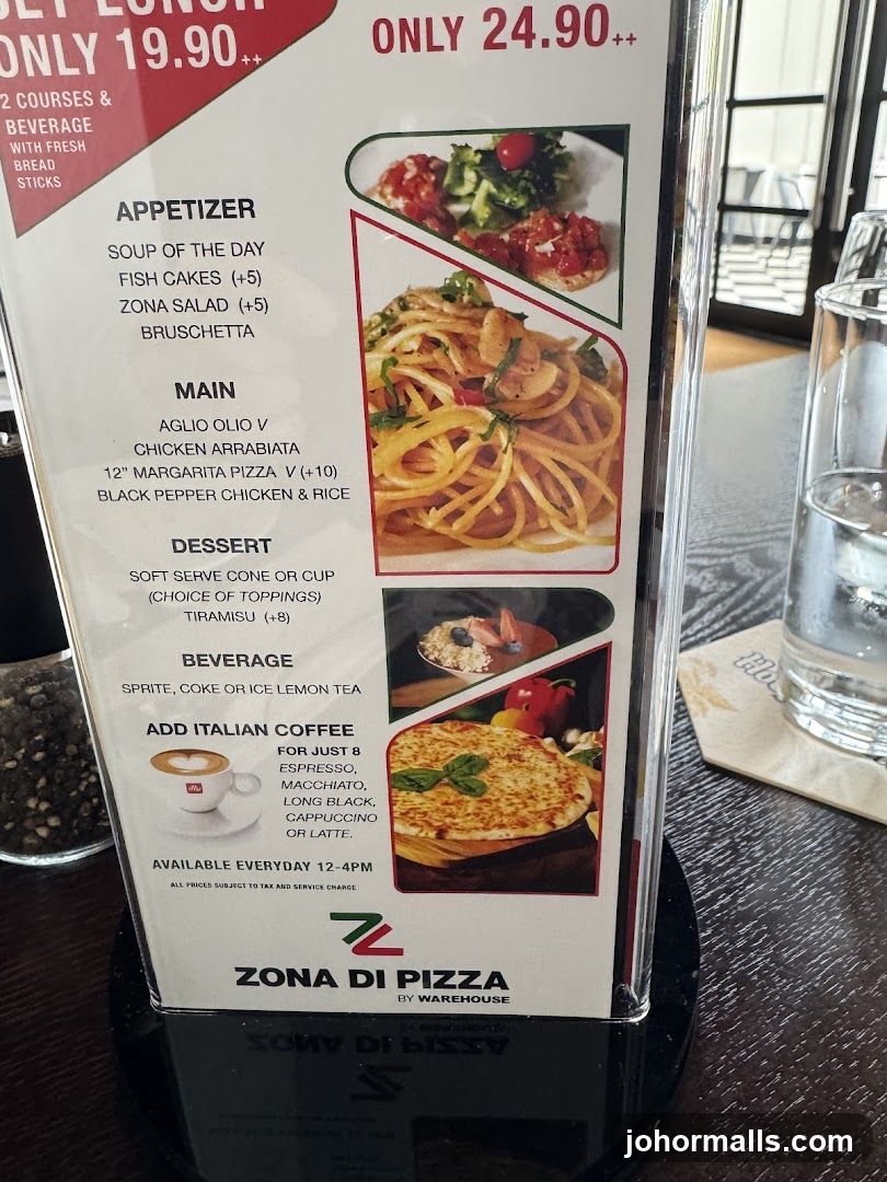 Set Lunch Menu