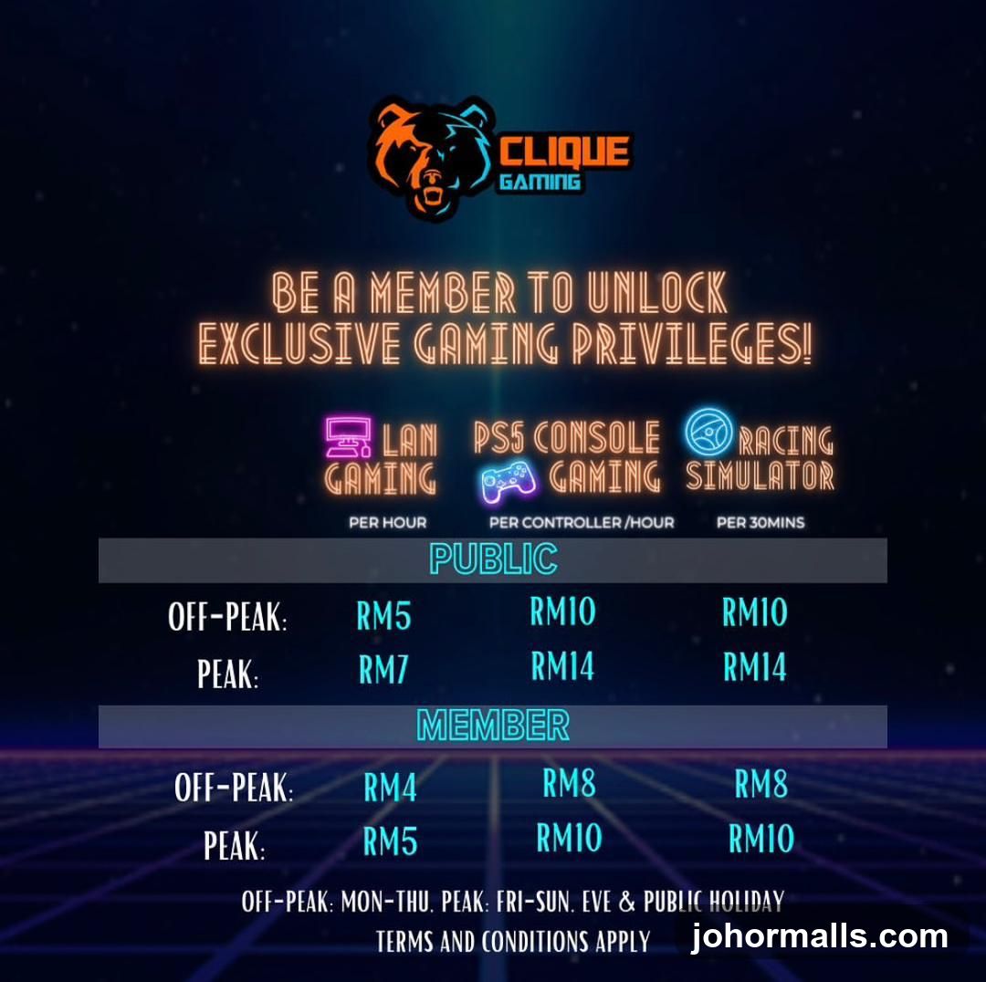 Clique Gaming Pricing