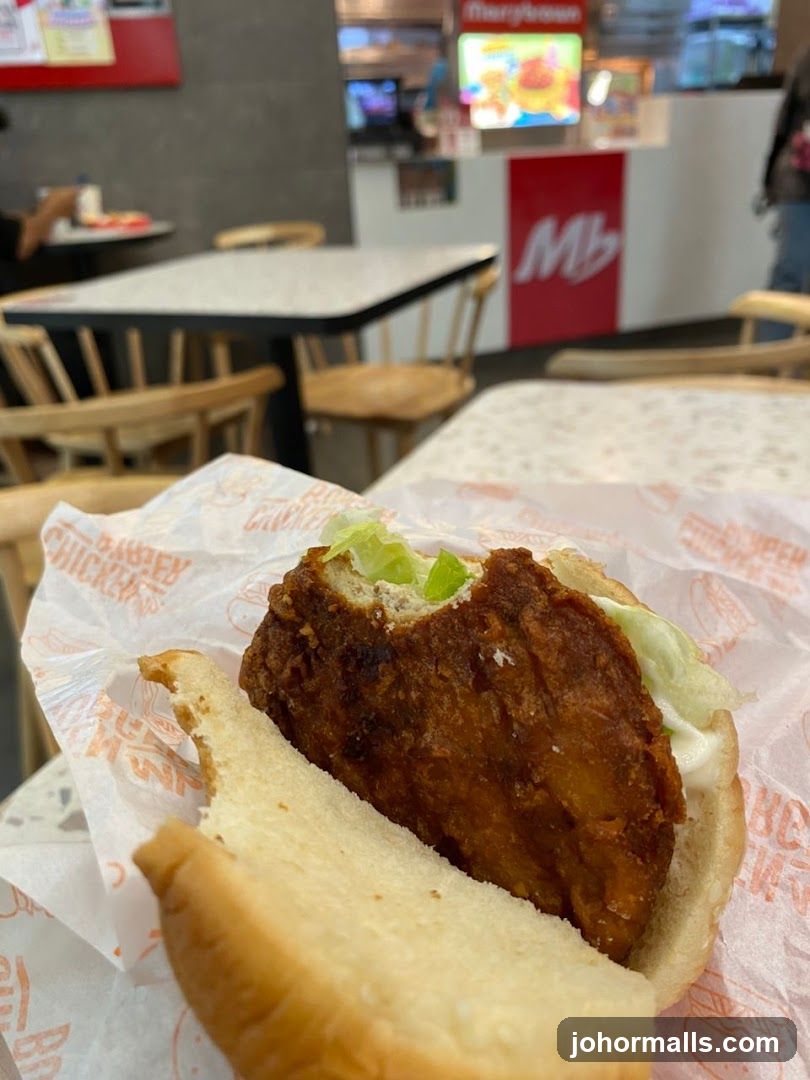 Burger with lettuce and sauce