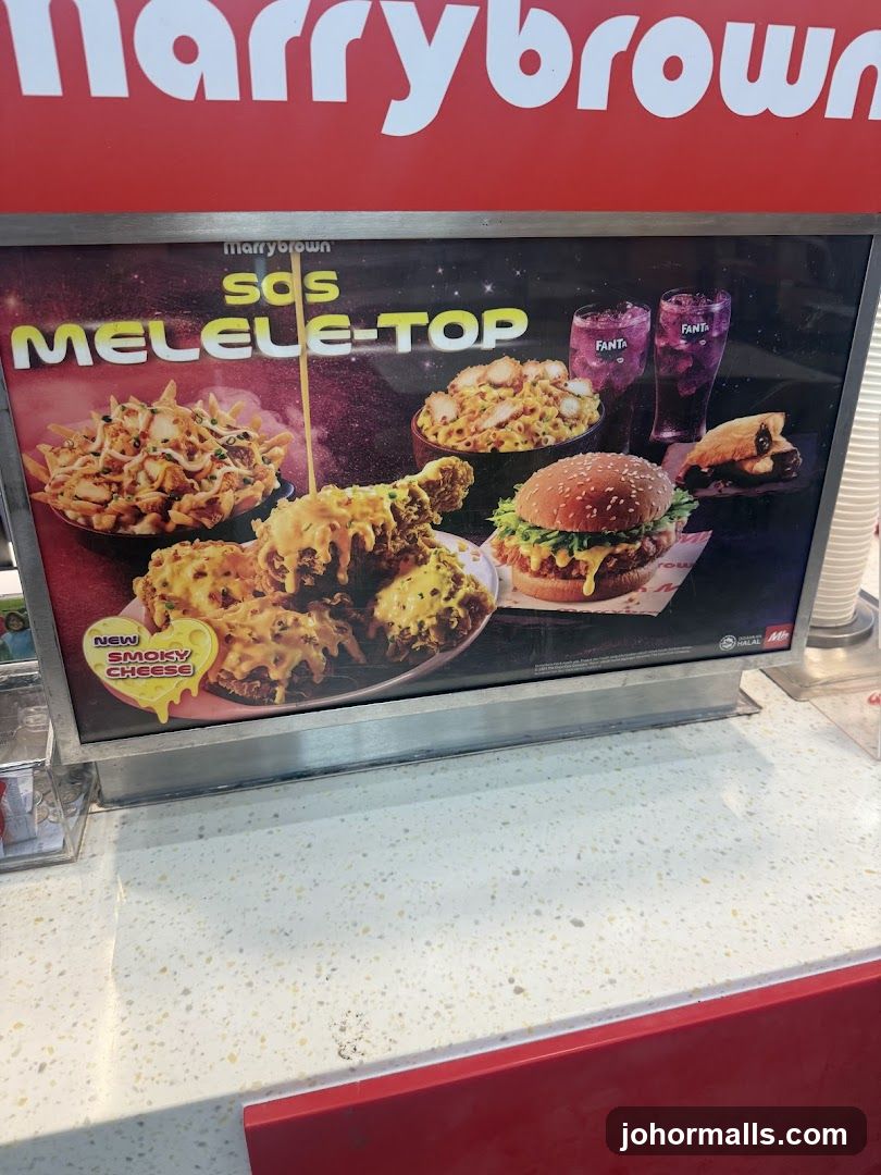 Marrybrown Menu Display