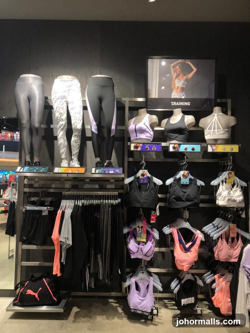 Athletic Apparel Display