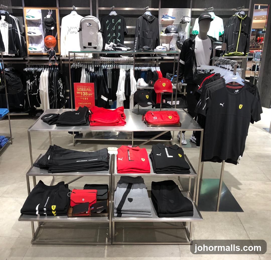 Puma Ferrari Collection Display