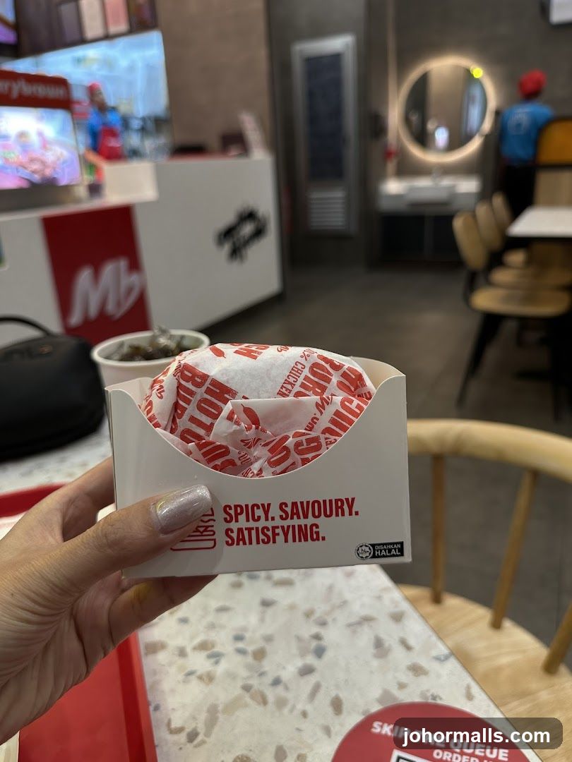 Burger in a container
