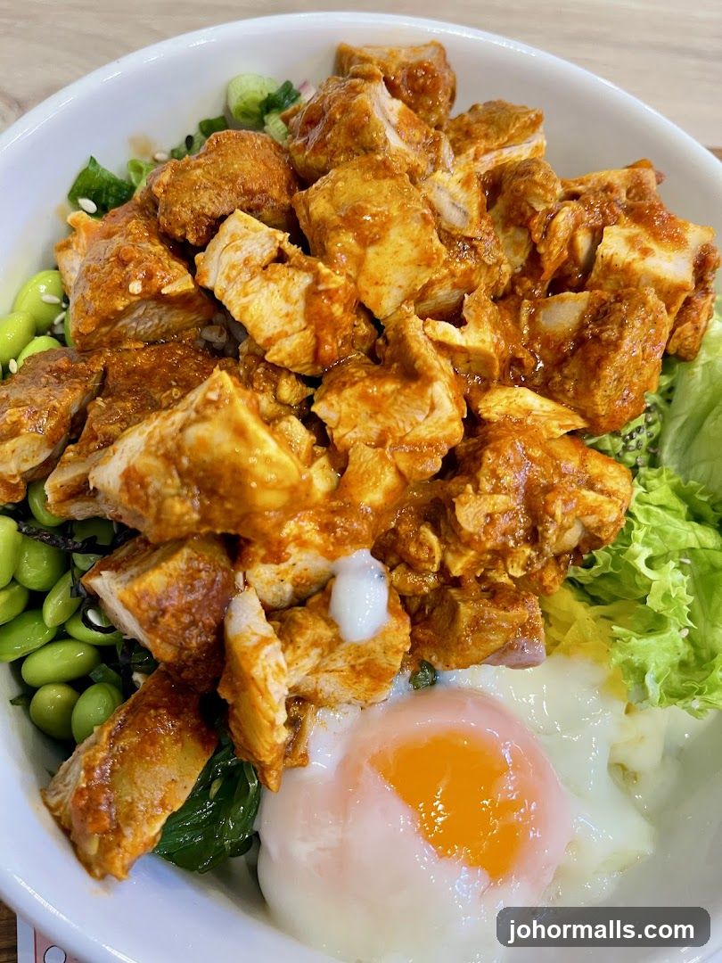 Chicken Poke Bowl