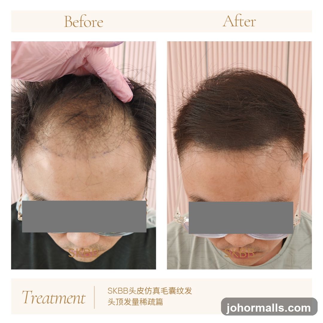 Hair Tattoo Before and After