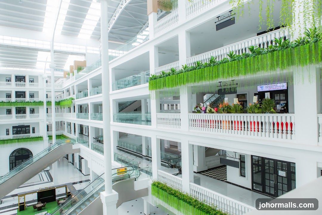 Modern Atrium with Greenery