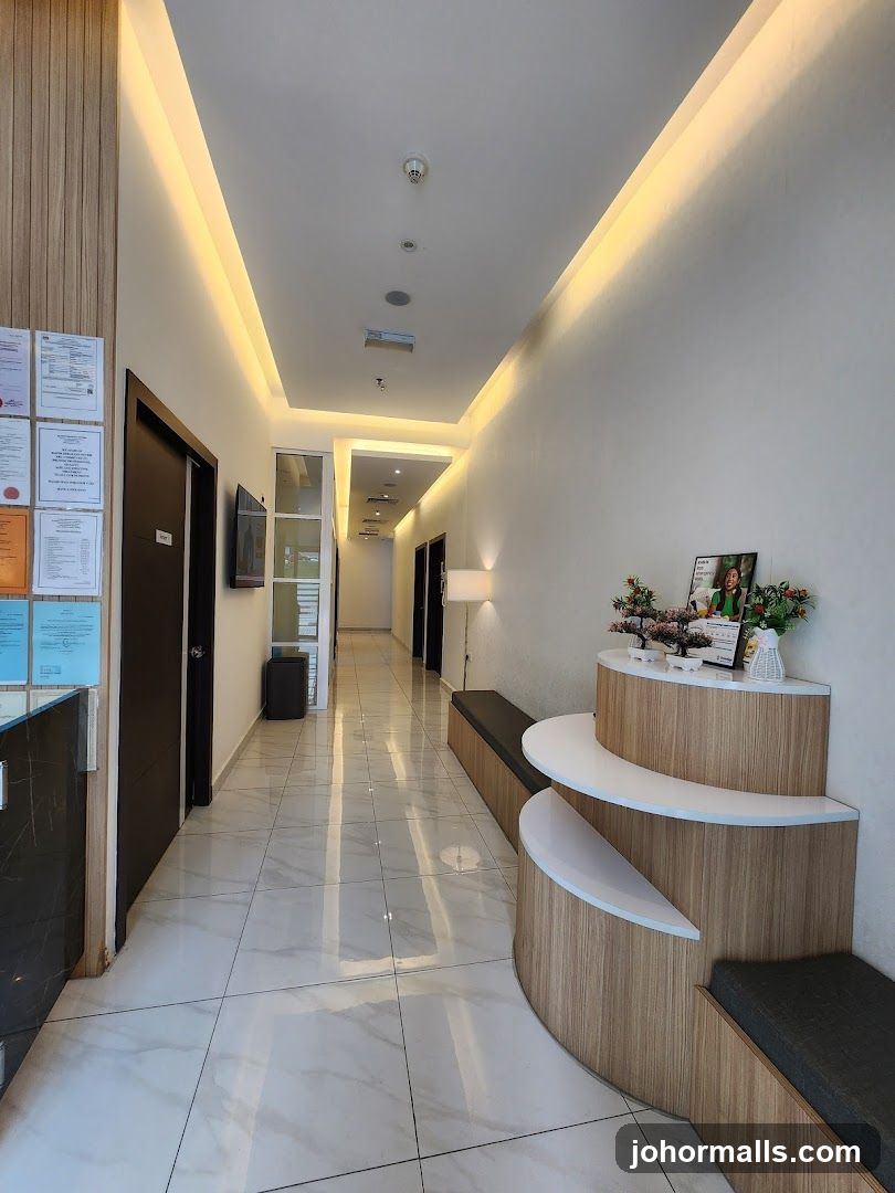 Modern Clinic Hallway