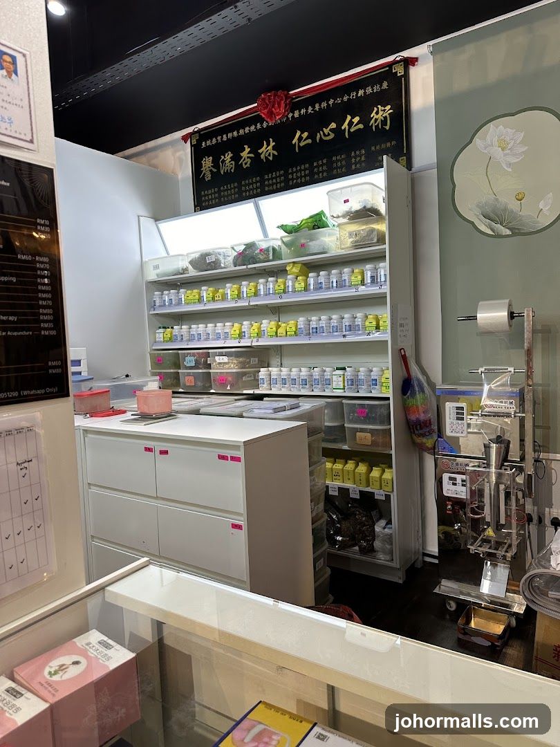 Traditional Chinese Medicine Shop Interior