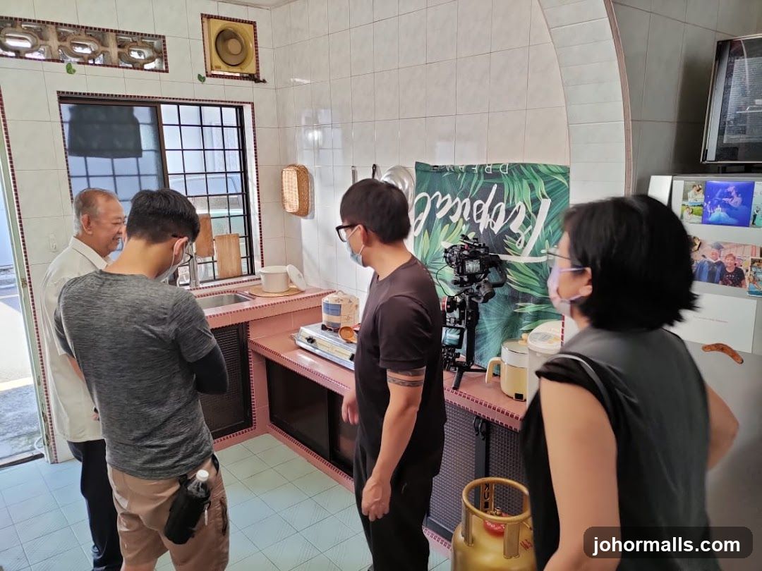 Filming in a Kitchen