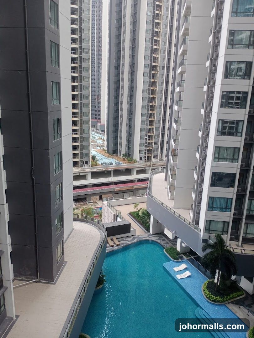 Apartment Buildings and Swimming Pool