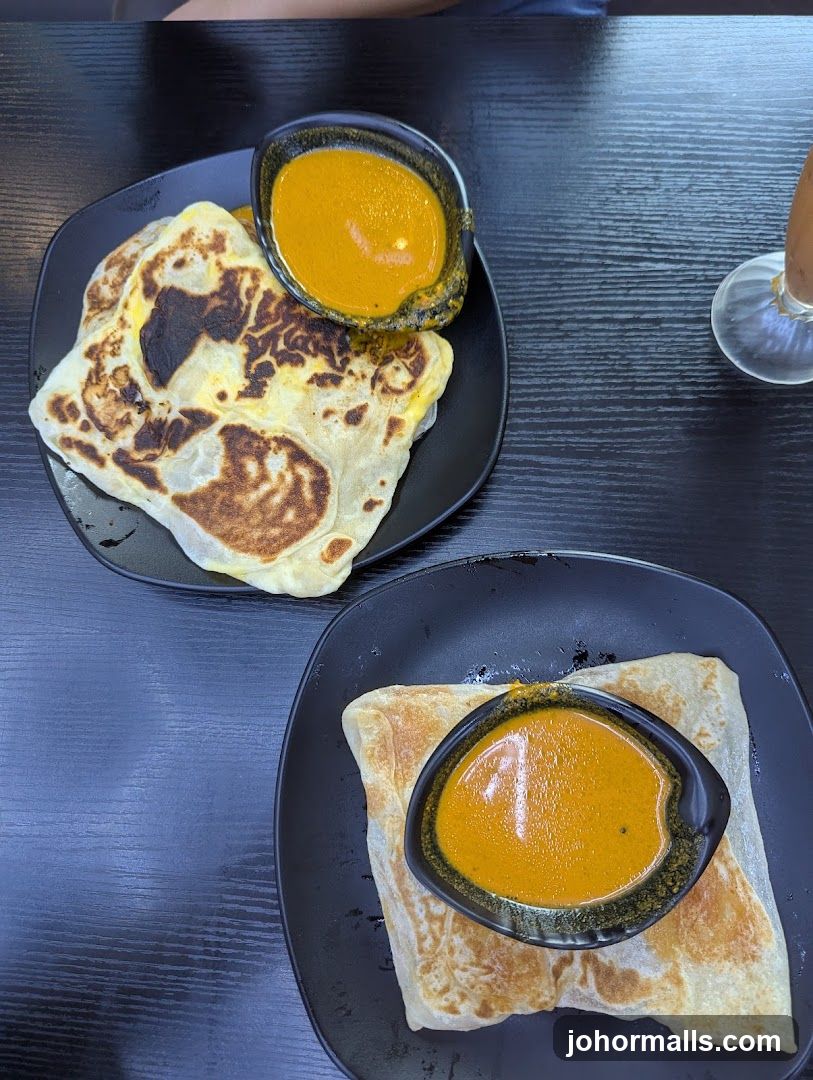Roti Canai with Curry