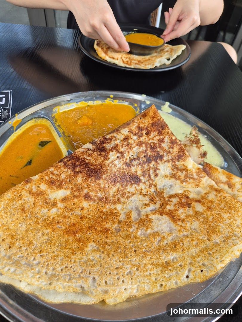 Dosa with Curries