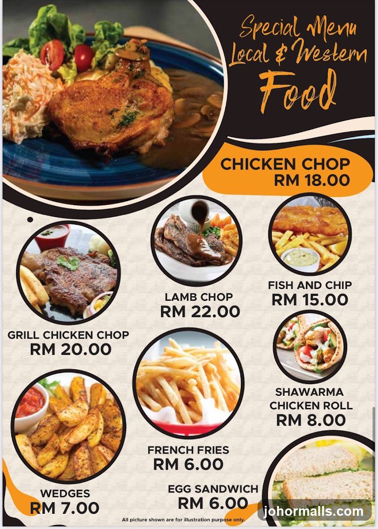 Special Menu Local & Western Food