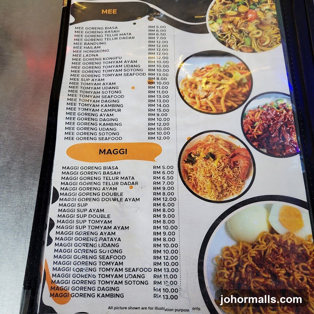MEE and MAGGI Menu