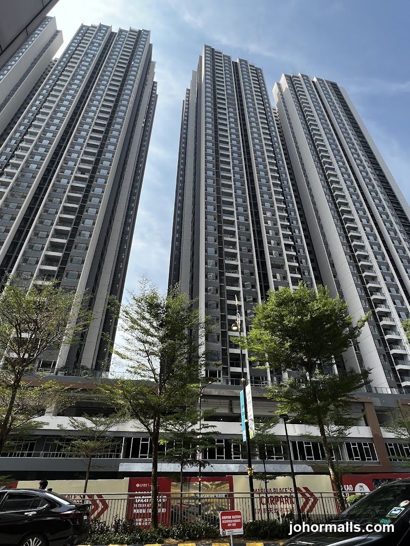Tall apartment buildings