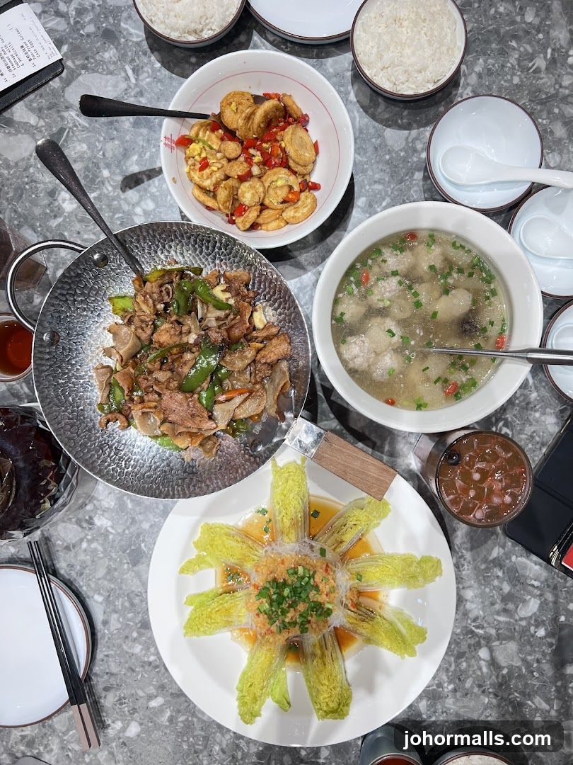 Chinese Food Spread
