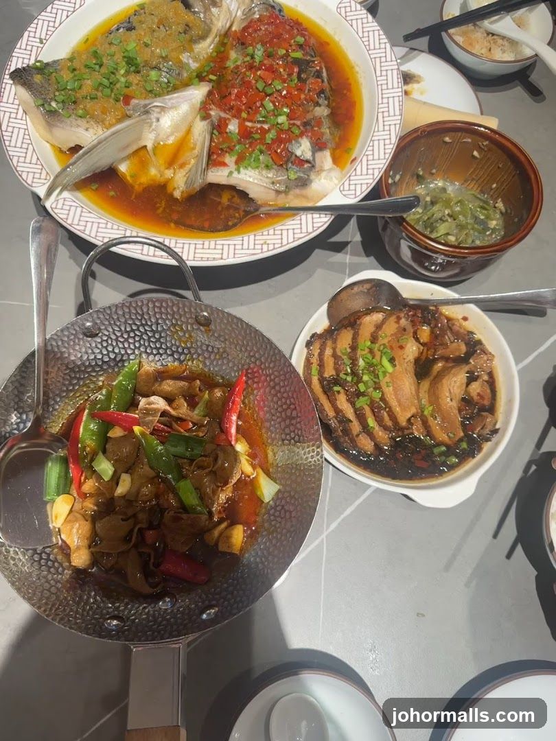 Chinese Food Spread