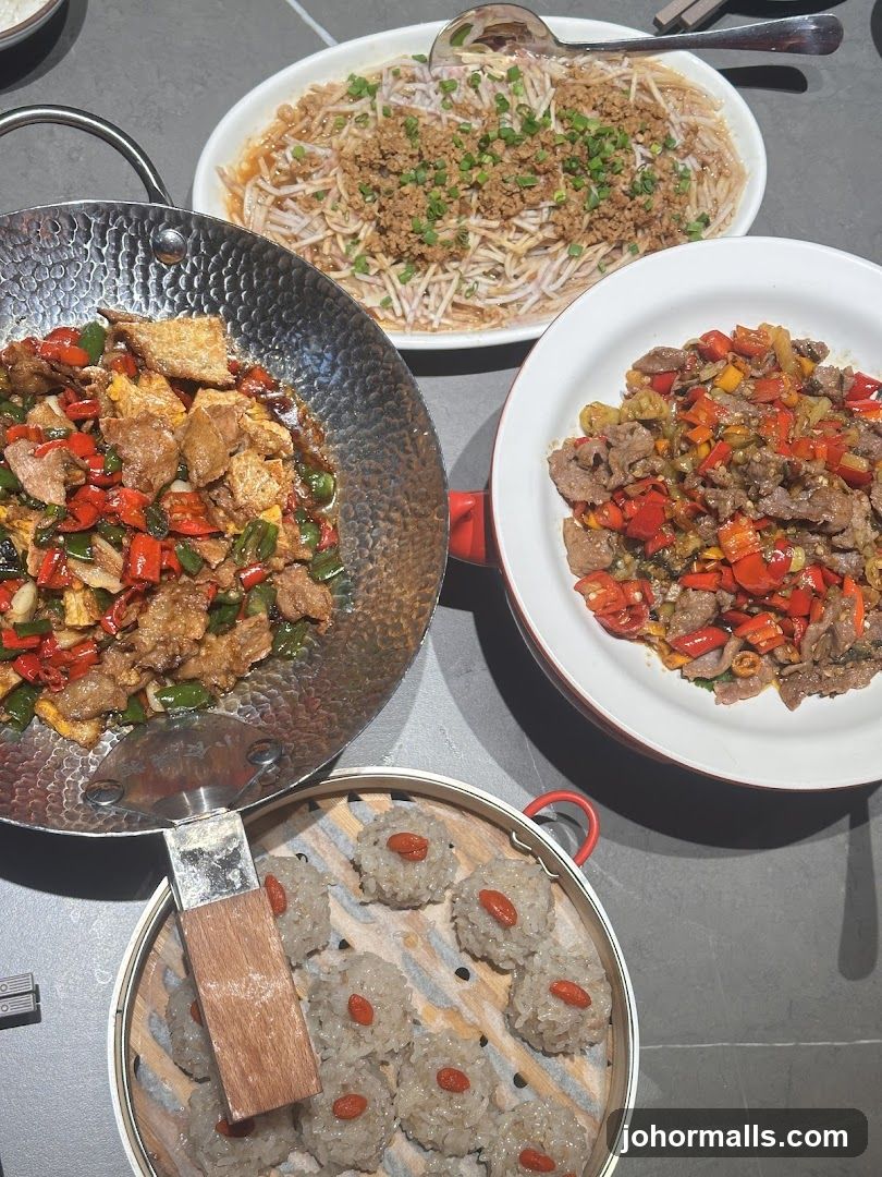 Assortment of Chinese Dishes
