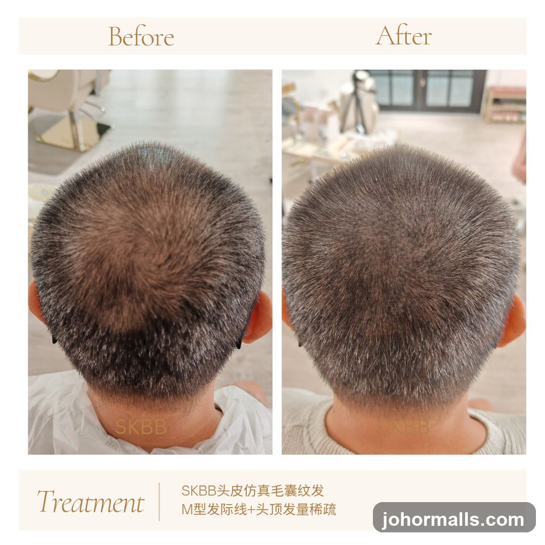 Hair Treatment Before and After