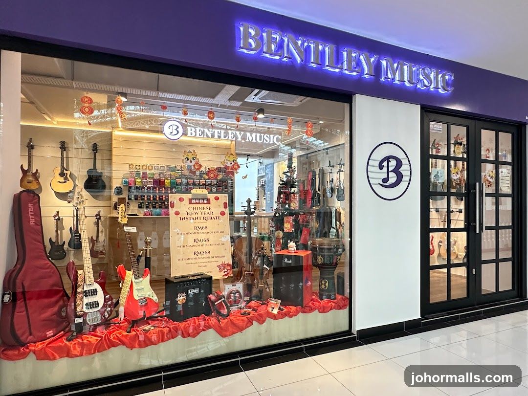 Bentley Music Johor Showroom