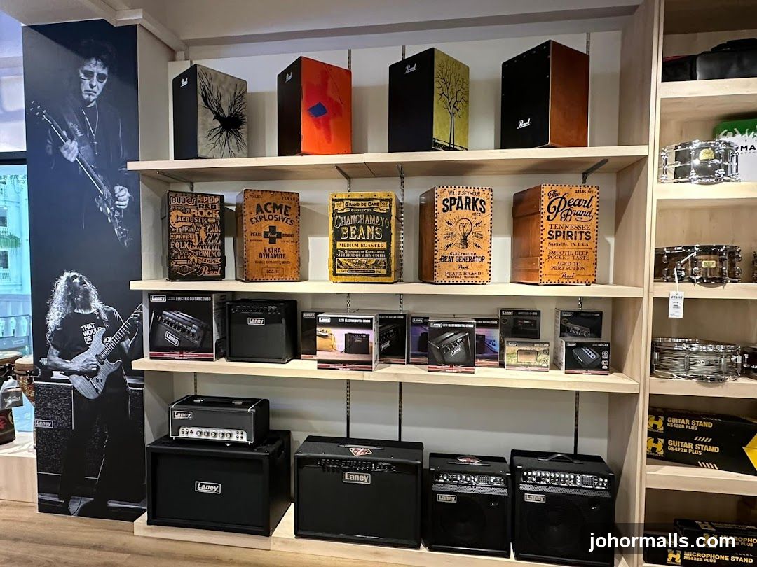 Musical Instrument Store Display