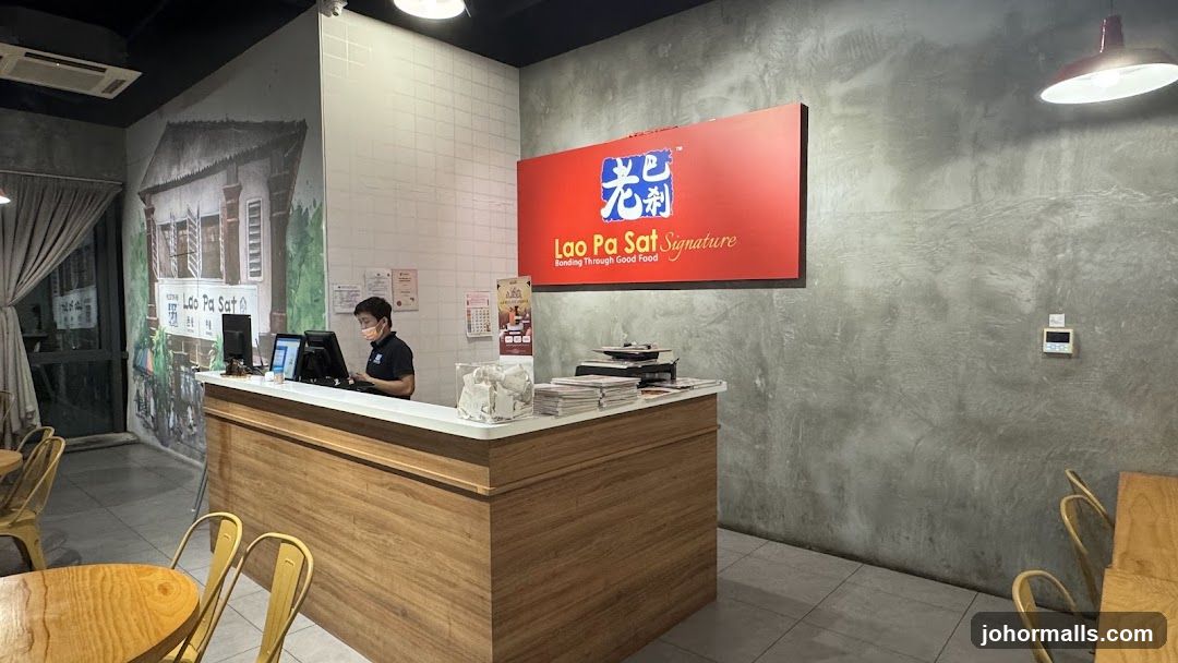 Restaurant Interior with Counter