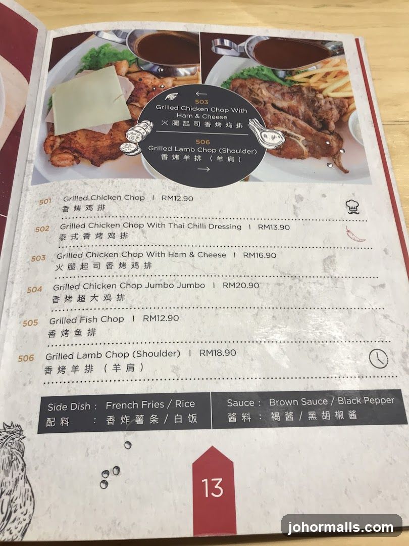 Menu Page