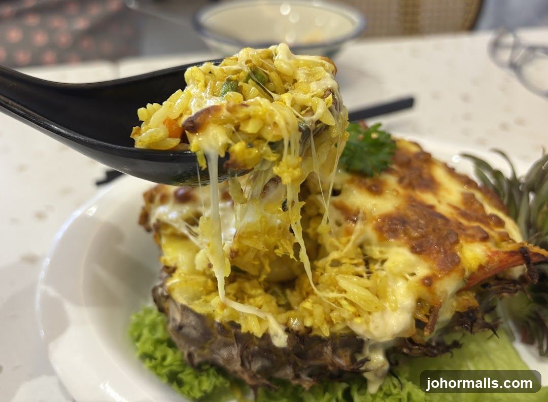 Pineapple Fried Rice with Cheese