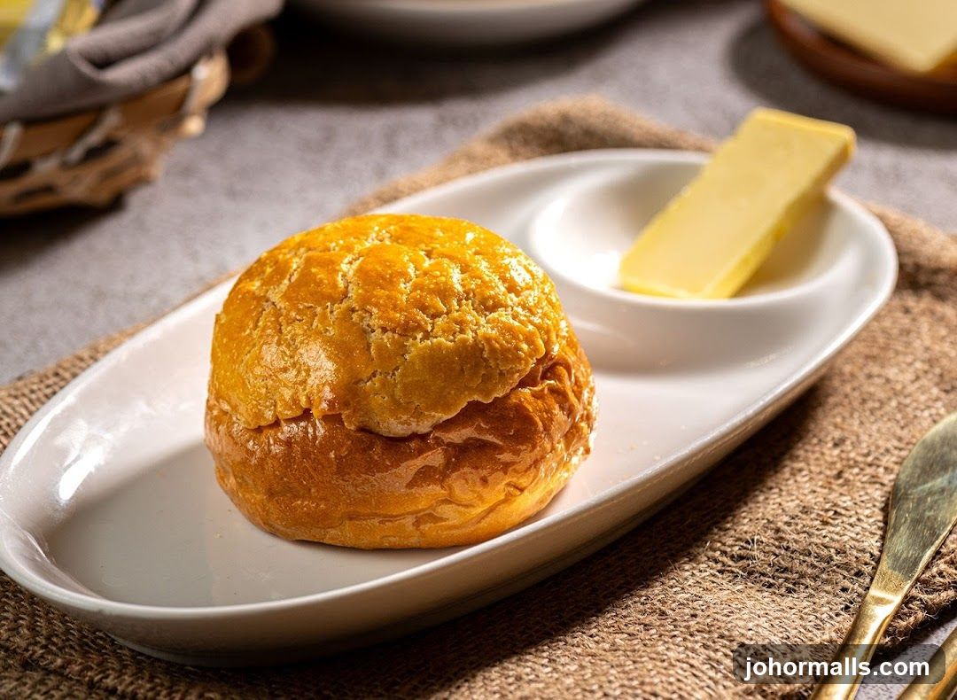Pineapple Bun with Butter