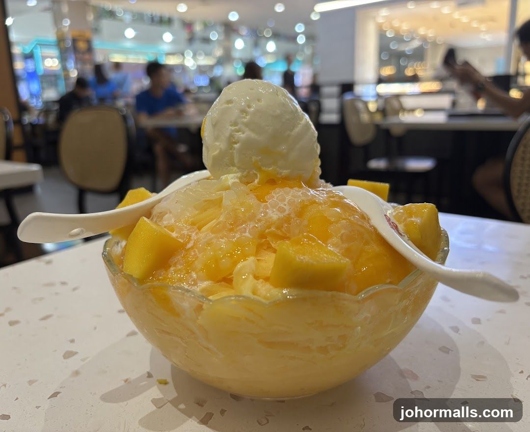 Mango Shaved Ice Dessert