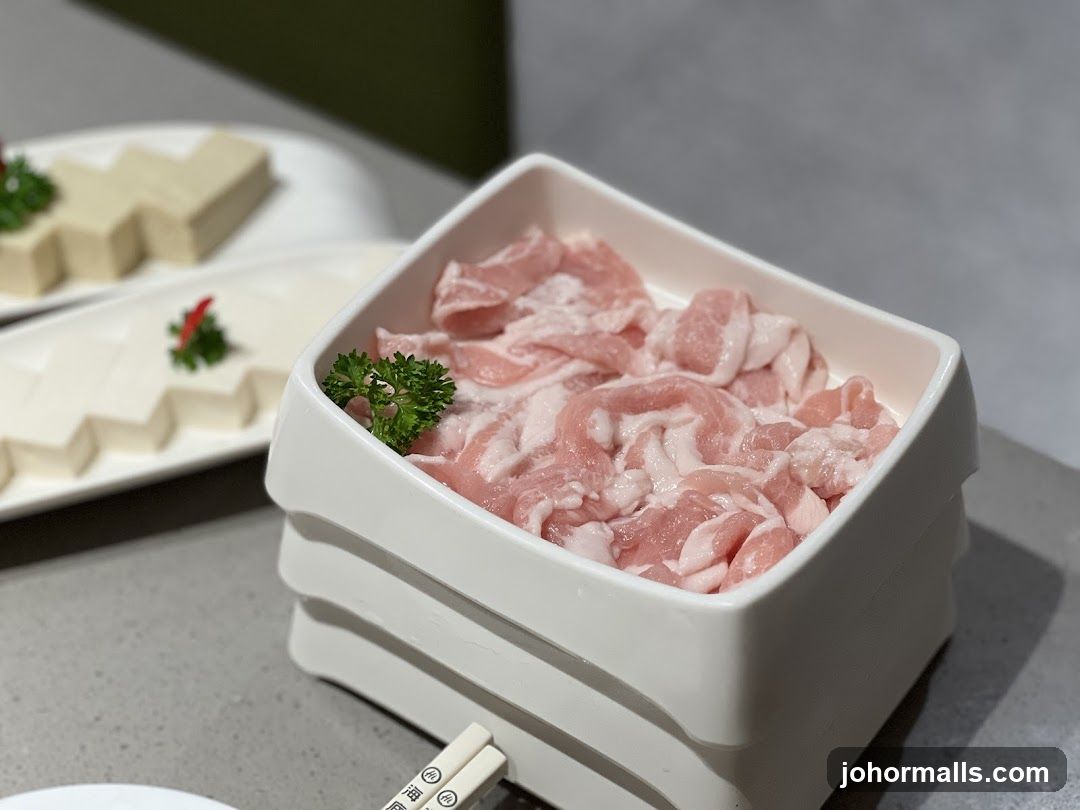 Sliced Pork Belly and Tofu