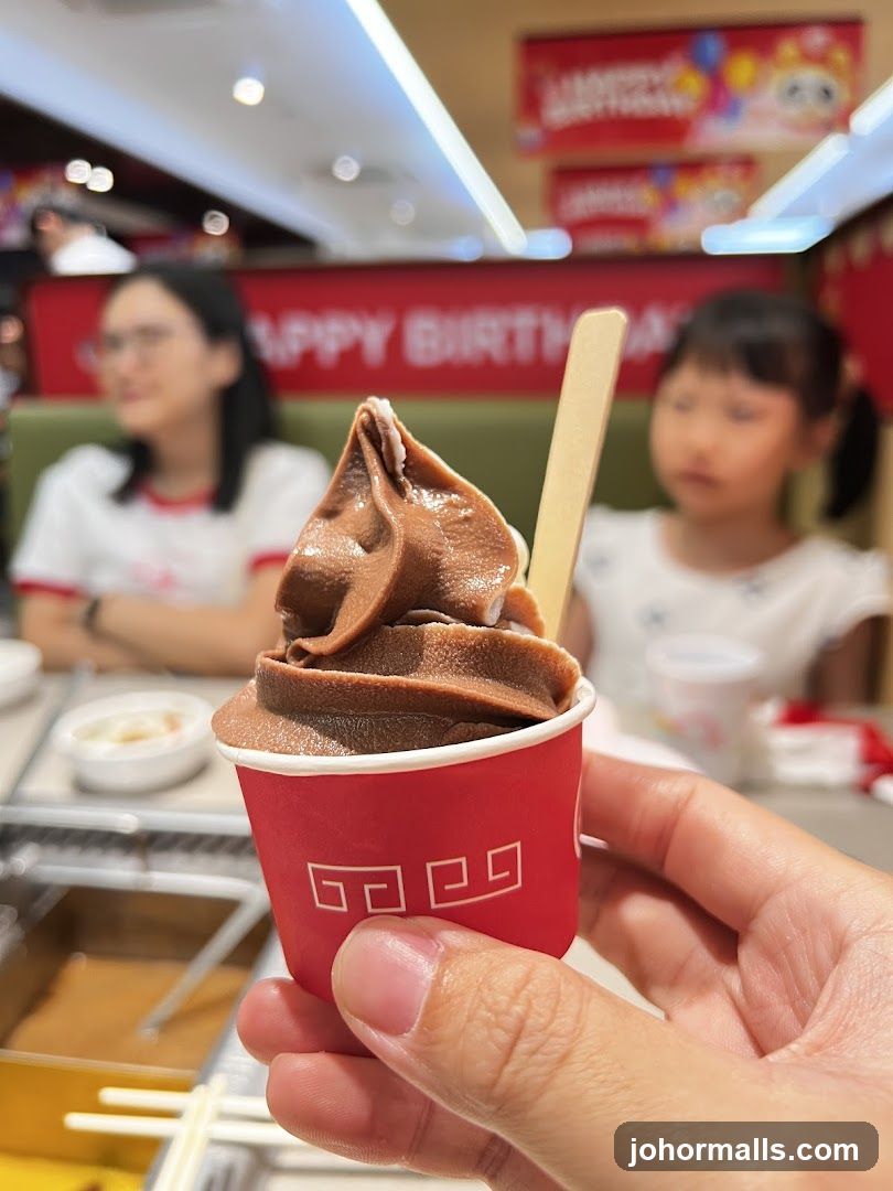 Chocolate Soft Serve Ice Cream