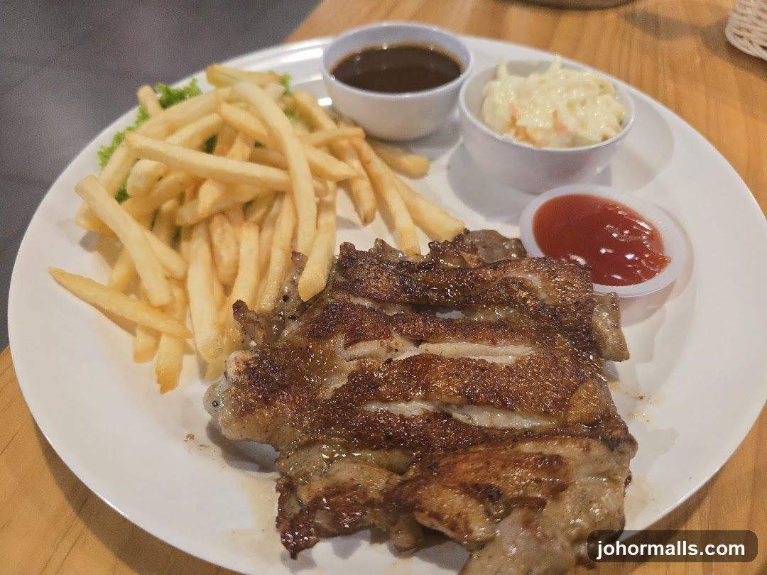 Grilled Chicken with Fries