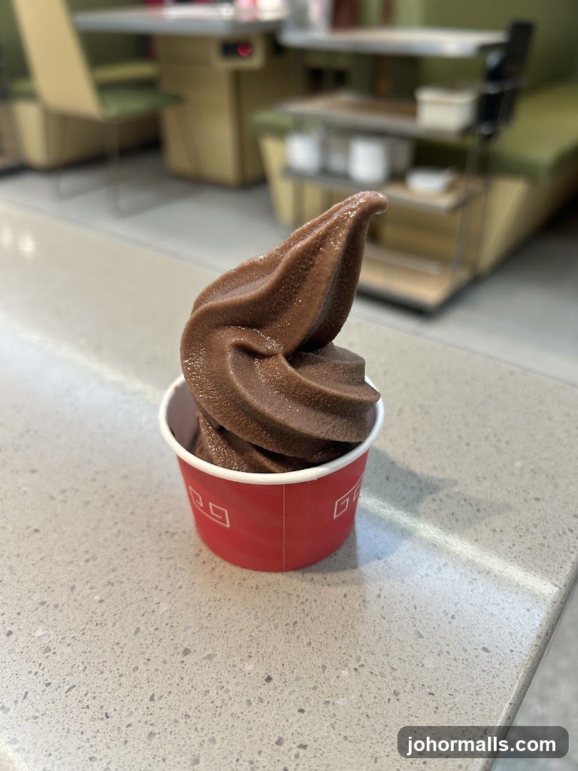 Chocolate Soft Serve Ice Cream