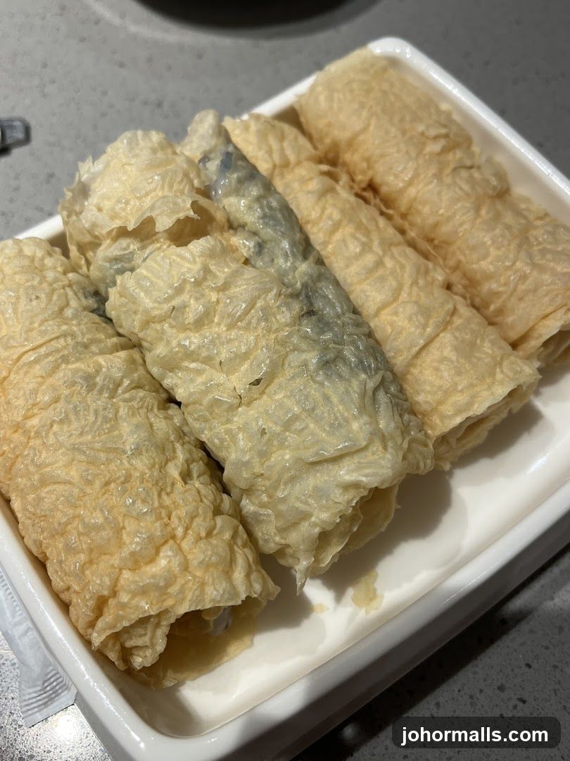 Fried Tofu Skin Rolls