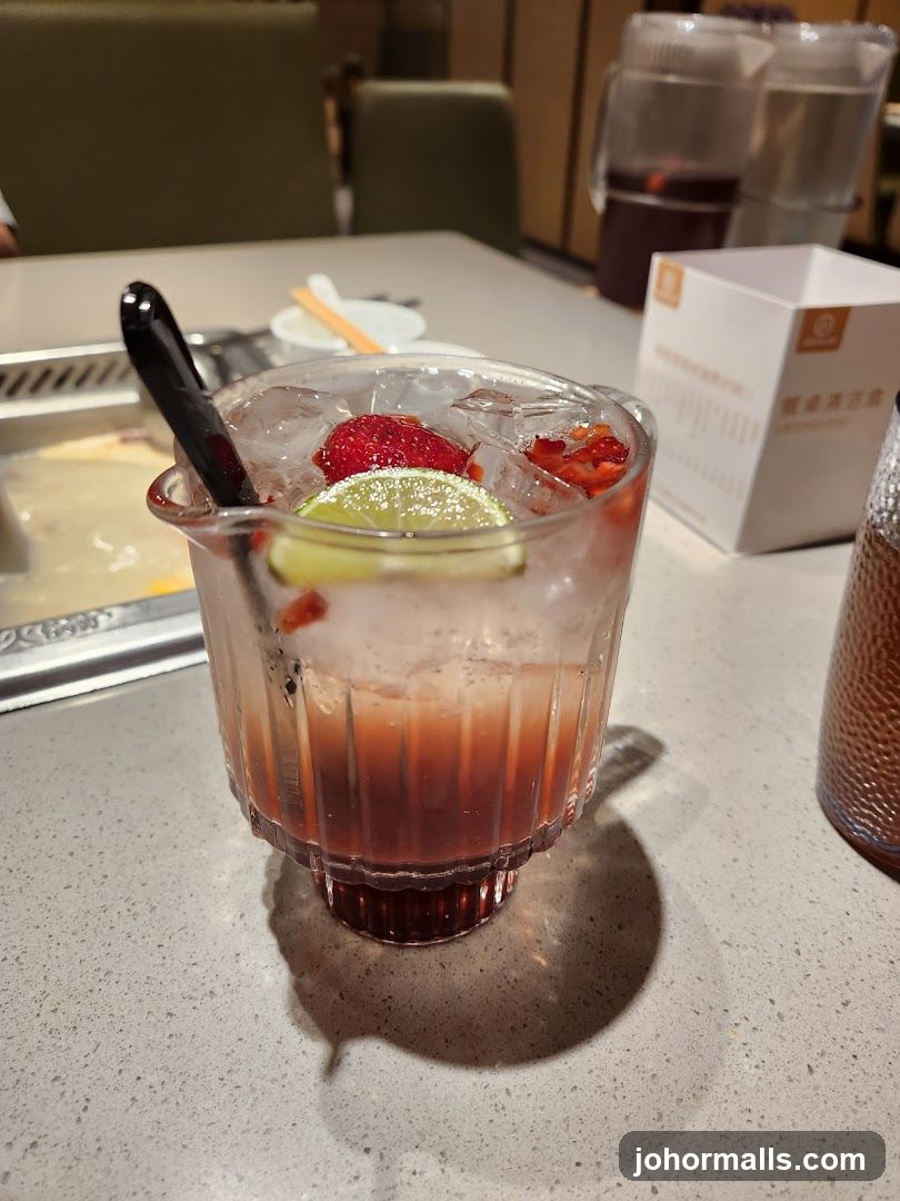Strawberry Lime Drink