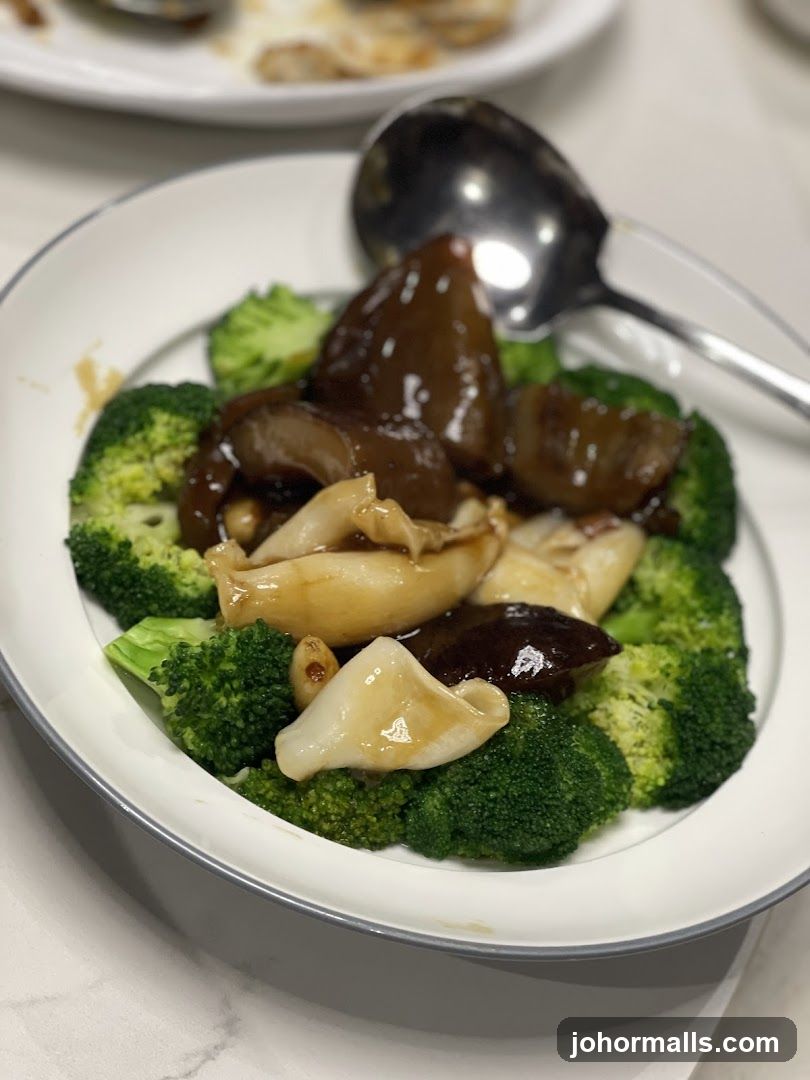 Broccoli and Mushroom Dish