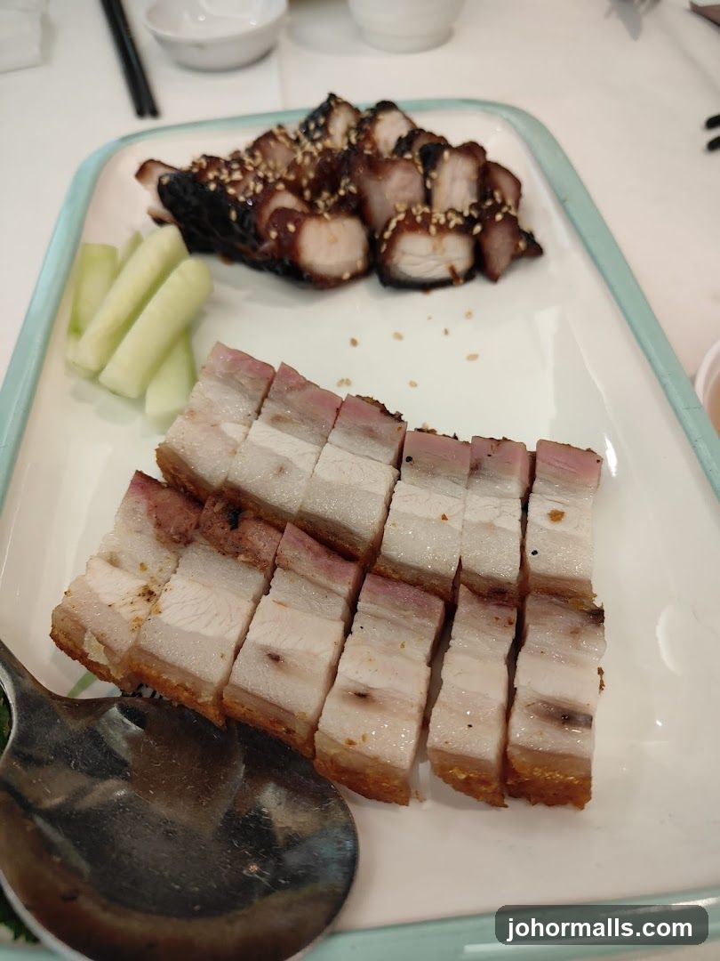 Roast Pork and Crispy Pork Belly