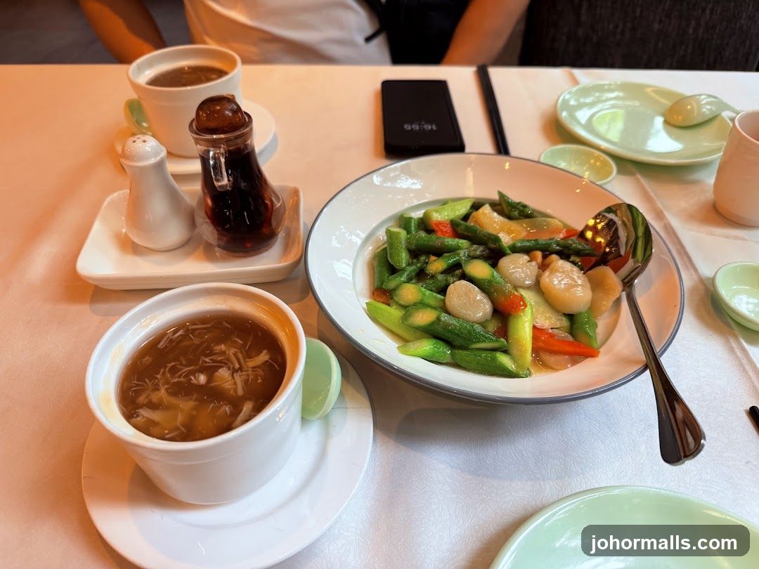 Table Setting with Food