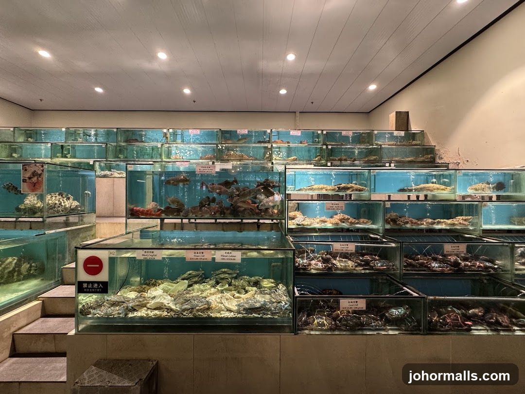 Seafood tanks