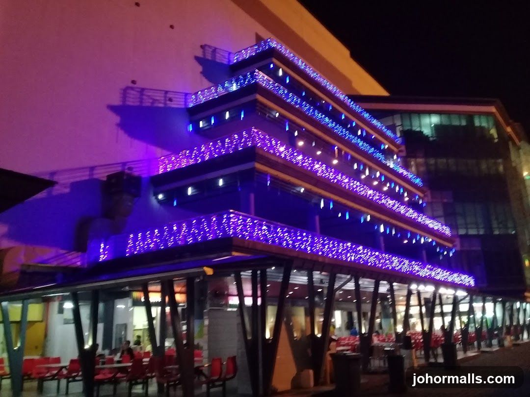 Restaurant with Festive Lights