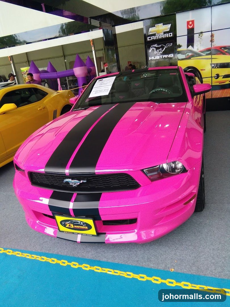 Pink Mustang Convertible