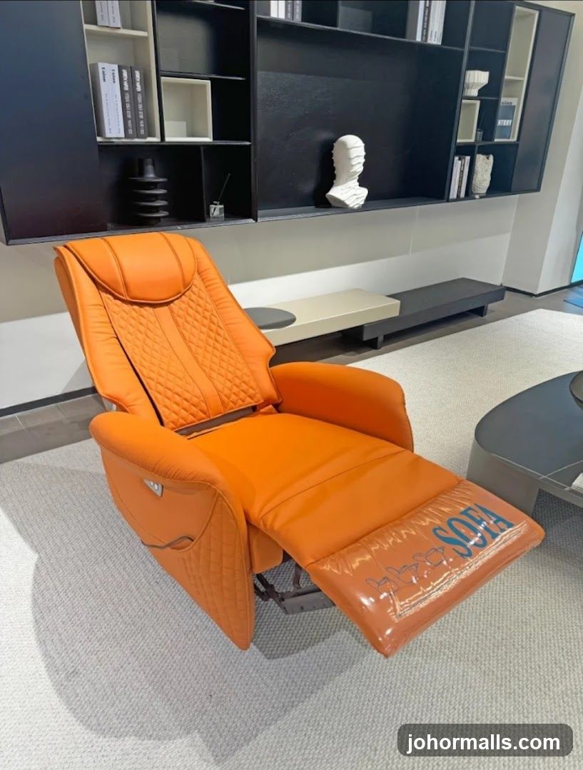 Orange Recliner Chair