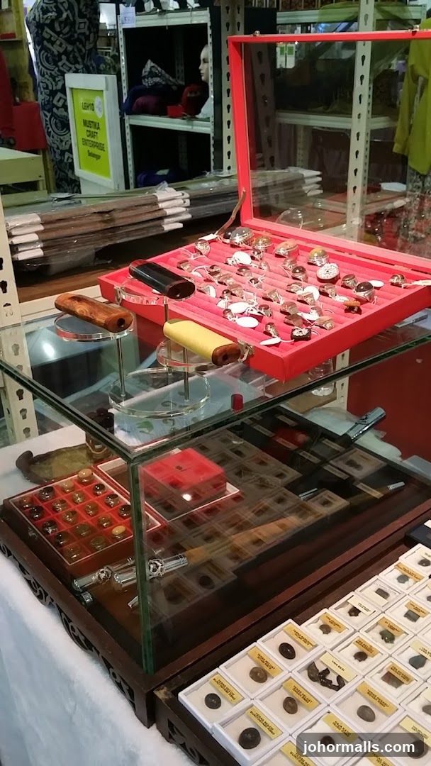 Display of Rings and Collectibles